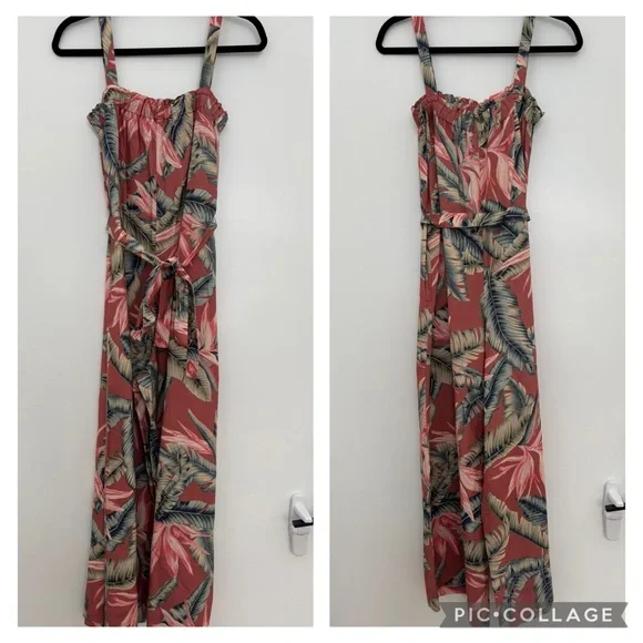 XS LOFT Paradise Wide Leg Jumpsuit in Rich Chestnut (Price Firm) - Picture 3 of 5